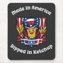 Hecho en Estados Unidos hundido en Ketchup Patriot