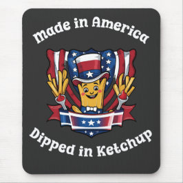 Alfombrilla De Ratón Hecho en Estados Unidos hundido en Ketchup Patriot