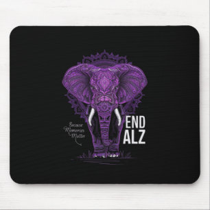 Alfombrilla De Ratón Heimer fin de conciencia sobre el elefante púrpura