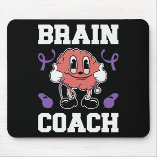 Alfombrilla De Ratón Heimerheimer, entrenador cerebral morado