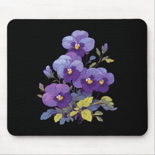 Alfombrilla De Ratón Heimerheimer Viola Floral Pansy Dementi Heimerheim
