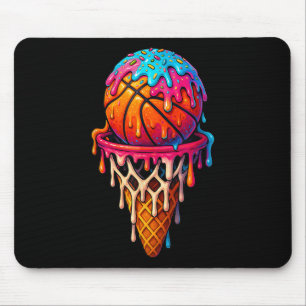 Alfombrilla De Ratón Helado de baloncesto goteo para niños niñas juvent
