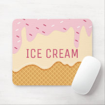 Helado de vainilla de fresa dulce postre