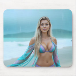 Alfombrilla De Ratón Helena Chevalier: Serenidad en la costa