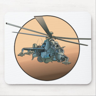Alfombrilla De Ratón Helicóptero personalizado