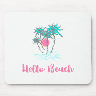 Alfombrilla De Ratón Hello Beach Tropical Style