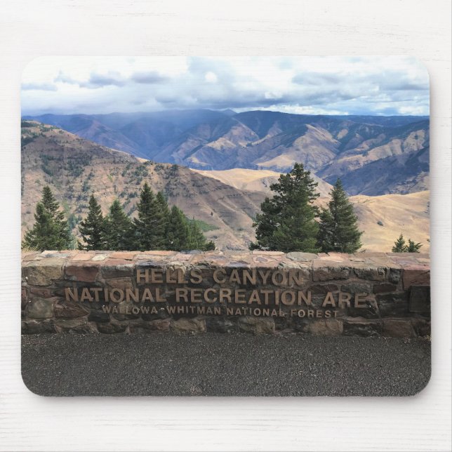 Alfombrilla De Ratón Hells Canyon Scenway, OR (Frente)