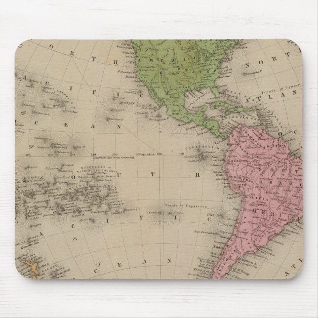 Alfombrilla De Ratón Hemisferio Occidental 9 (Frente)