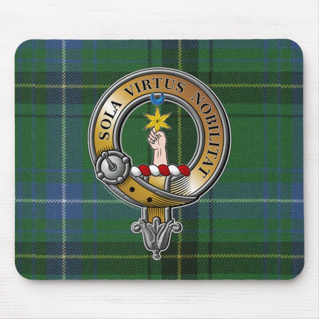 Alfombrilla De Ratón Henderson Tartan & Badge (Frente)