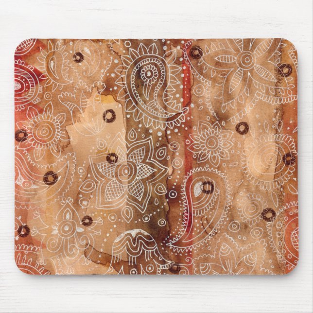 Alfombrilla De Ratón Henna Design Mousepad (2) (Frente)