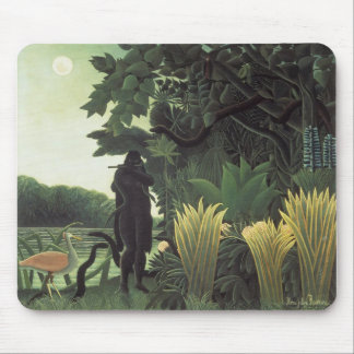 Alfombrilla De Ratón Henri Rousseau - el encantador de serpiente