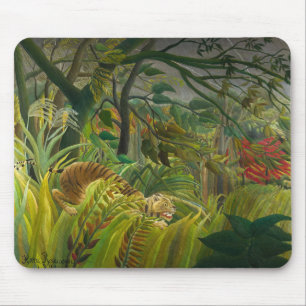 Alfombrilla De Ratón Henri Rousseau - ¡Sorprendido!