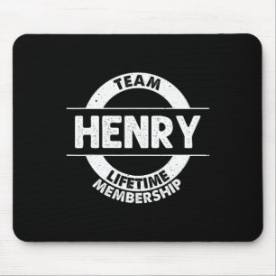 Alfombrilla De Ratón Henry Gift Funny Surname Family Tree Birthday Reun