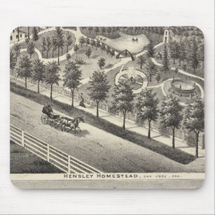 Alfombrilla De Ratón Hensley, residencias de los Beans