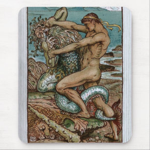 Alfombrilla De Ratón Hércules y el viejo hombre del mar
