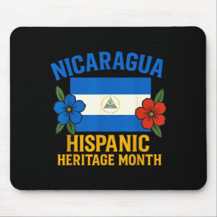 Alfombrilla De Ratón Herencia Hispana Nicaragua Mes Nacional Nicaragüen