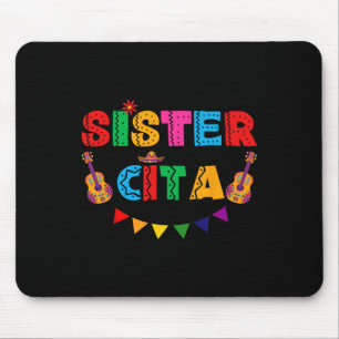 Alfombrilla De Ratón Hermana Cita Cinco De Mayo Fiesta mexicana Fiesta