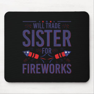Alfombrilla De Ratón Hermana Comercial De Fuegos Artificiales Hermano 4