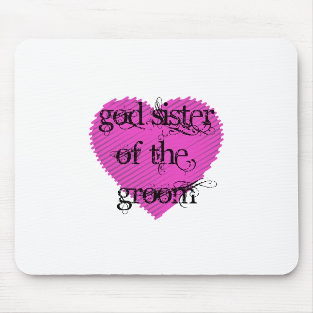 Alfombrilla De Ratón Hermana de Dios del Groom (Frente)