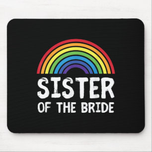 Alfombrilla De Ratón Hermana de la Novia Lgbt Boda Lesbiana Despedida d