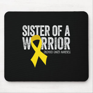 Alfombrilla De Ratón Hermana de una guerra contra el cáncer infantil