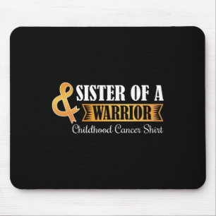 Alfombrilla De Ratón Hermana de una guerra contra el cáncer infantil