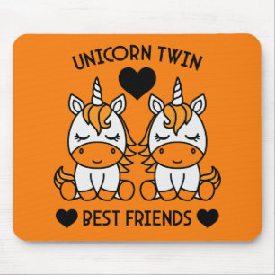 Alfombrilla De Ratón Hermana gemela de unicornio