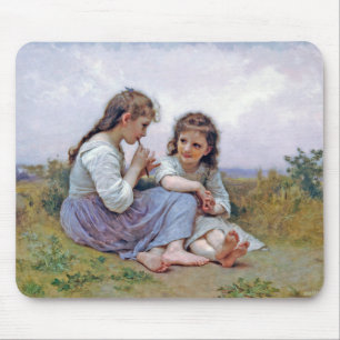 Alfombrilla De Ratón Hermanas de Bouguereau