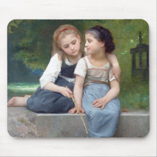 Alfombrilla De Ratón Hermanas de Bouguereau