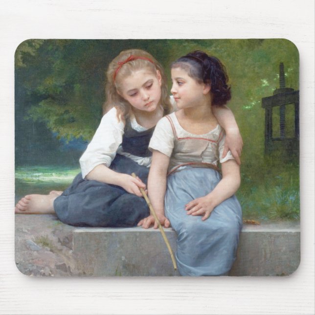 Alfombrilla De Ratón Hermanas de Bouguereau (Frente)