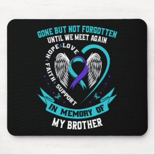 Alfombrilla De Ratón Hermano Camisas de Sensibilización sobre el Suicid