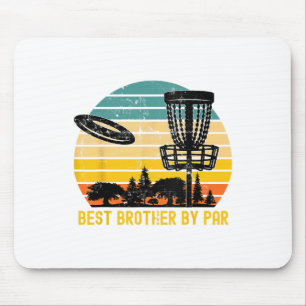 Alfombrilla De Ratón Hermano de Disc Golf Vintage - Mejor Hermano Por P