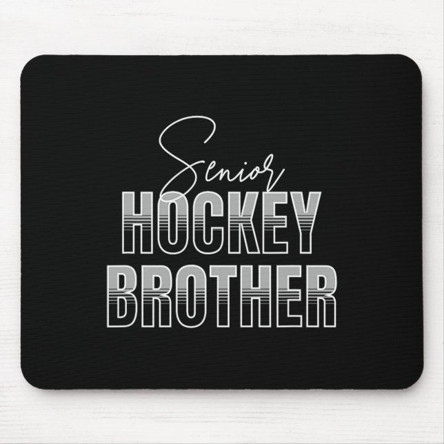 Alfombrilla De Ratón Hermano de Hockey Senior (Frente)