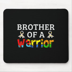 Alfombrilla De Ratón Hermano De Una Familia Guerrera Apoya El Awarene D