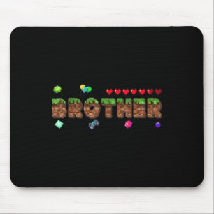 Alfombrilla De Ratón Hermano Del Cumpleañero Juego De Pixeles Emparejan