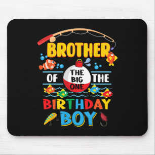 Alfombrilla De Ratón Hermano Del Gran Pescador Primer Cumpleaños Ofisha