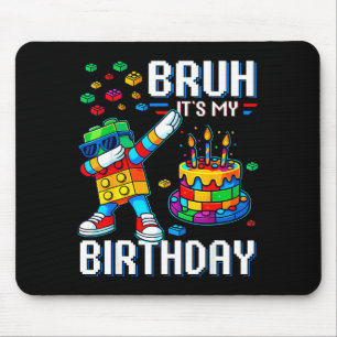 Alfombrilla De Ratón Hermano Es Mi Cumpleaños Maestro Constructor Hacie