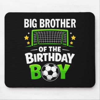 Alfombrilla De Ratón Hermano Mayor Del Niño De Cumpleaños Fútbol Ll Fam
