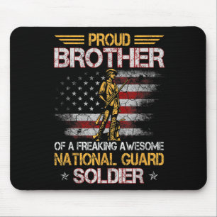 Alfombrilla De Ratón Hermano Orgulloso De Veteranos Soldados De La Guar