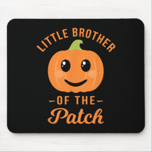 Alfombrilla De Ratón Hermano Pequeño De La Calabaza De Parche Halloween
