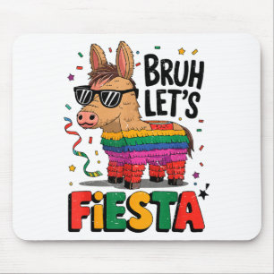 Alfombrilla De Ratón Hermano Vamos a Fiesta Cinco Mayo Piñata Divertido