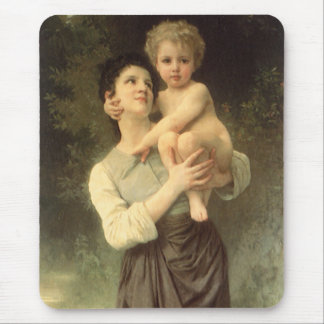 Alfombrilla De Ratón Hermano y hermana de William Adolphe Bouguereau