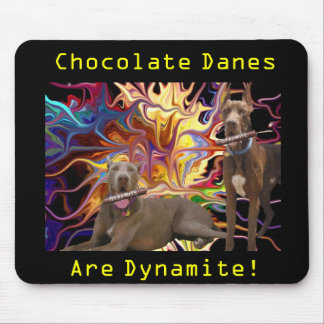 Alfombrilla De Ratón Hermanos del danés del chocolate de la dinamita