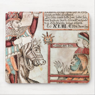 Alfombrilla De Ratón Hermod a horcajadas en Sleipnir