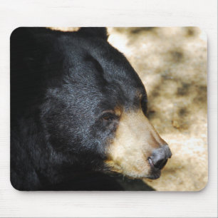 Alfombrilla De Ratón Hermosa Almohadilla de Ratón de Oso Negro