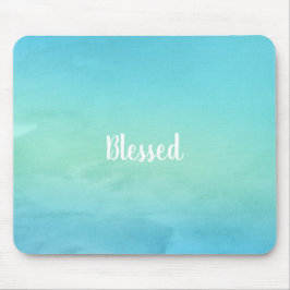 Alfombrilla De Ratón Hermosa bendición azul - Personalizable