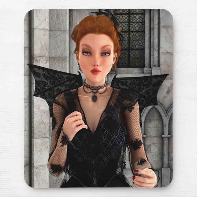 Alfombrilla De Ratón Hermosa bruja (Frente)
