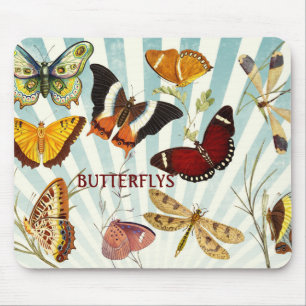 Alfombrilla De Ratón Hermosa Butterflys