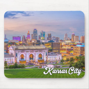 Alfombrilla De Ratón Hermosa ciudad de Kansas, Missouri, Estados Unidos