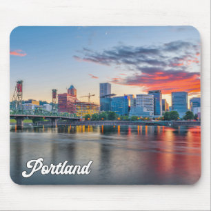 Alfombrilla De Ratón Hermosa Ciudad De Portland, Oregón